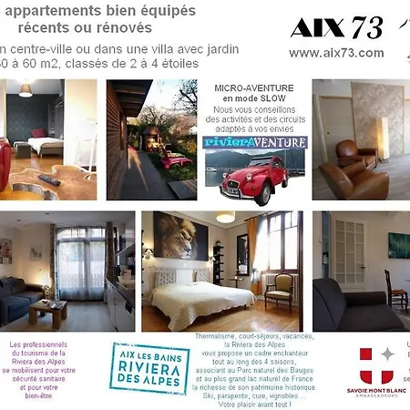 Calme Et Lumineux, Centre-ville, Pour 4 - H2 아파트 엑스레뱅